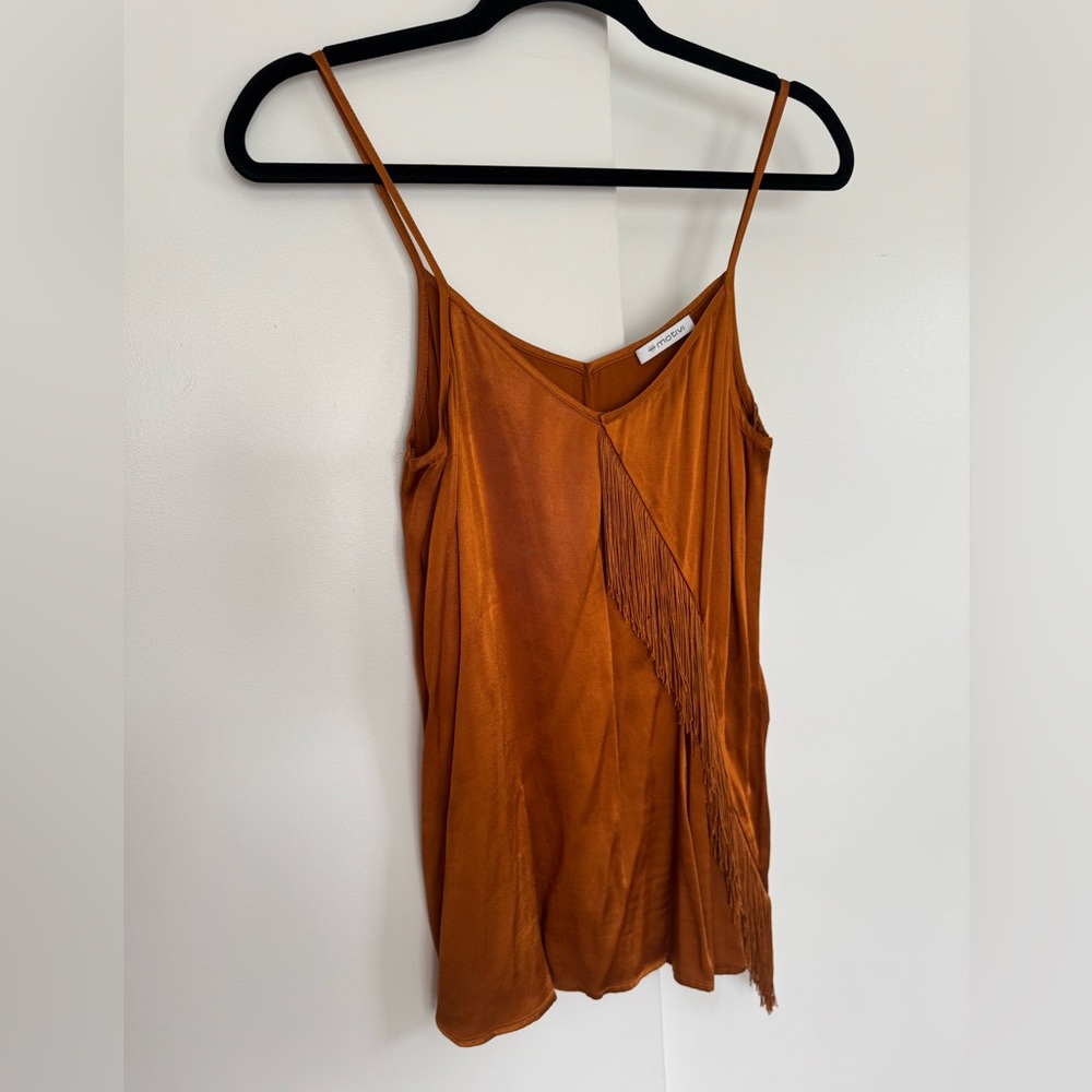 Motivi Rust Fringe Camisole Top